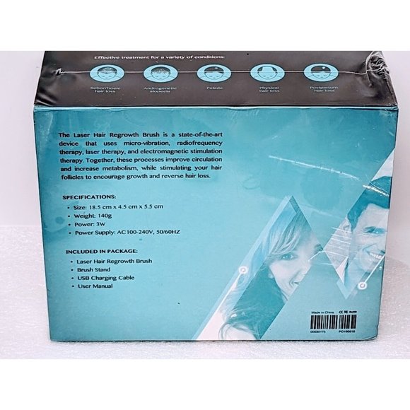Laser Hair ReGrowth Brush Anti Hair Loss Sealed - Picture 2 of 2